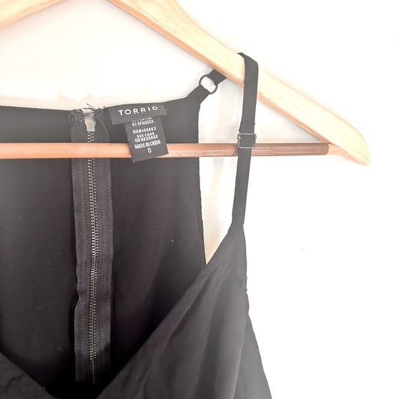 torrid Tops - Torrid Size 0 Black Tank Top